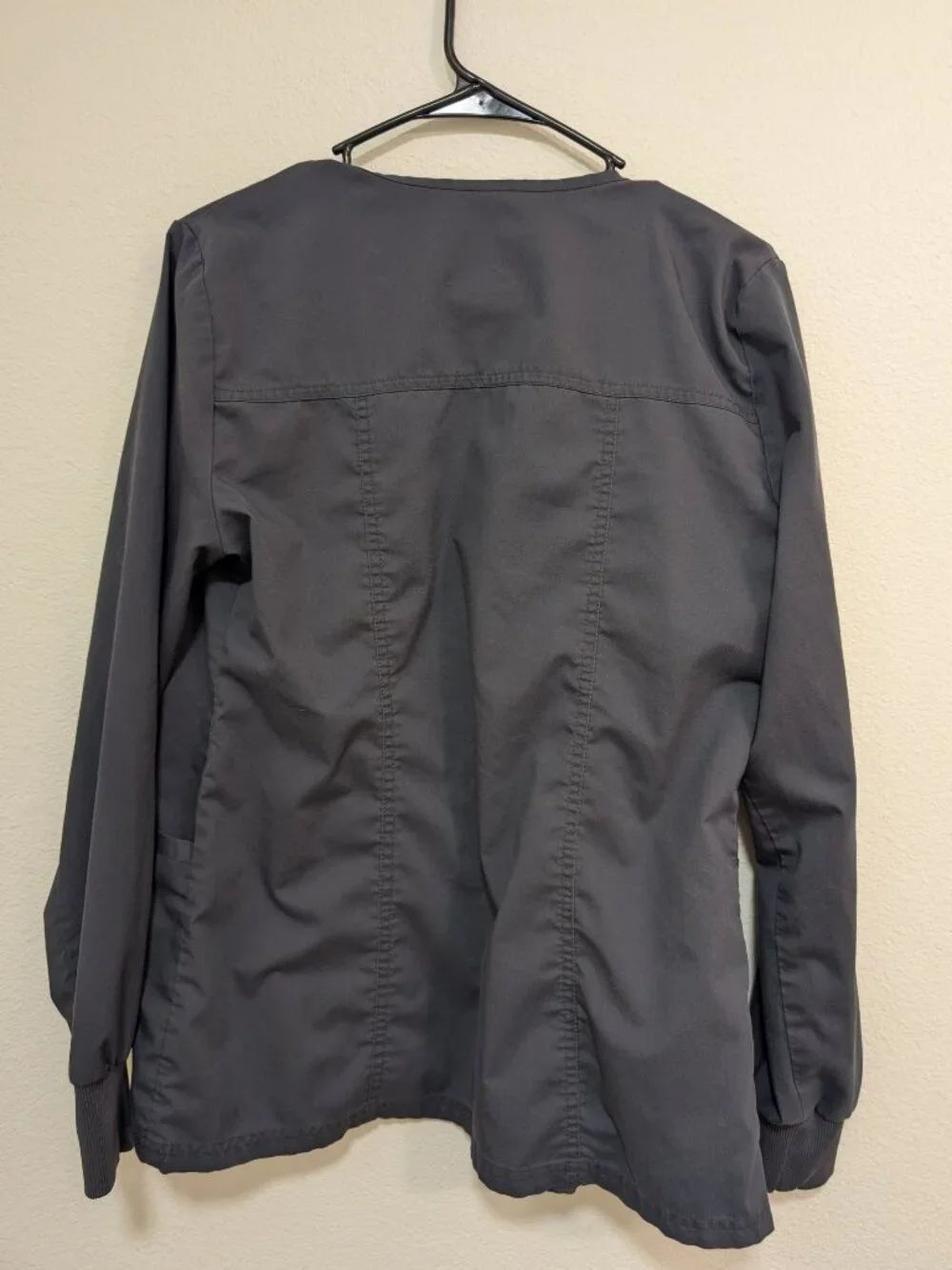 Cherokee Workwear Gray Scrub Jacket Small